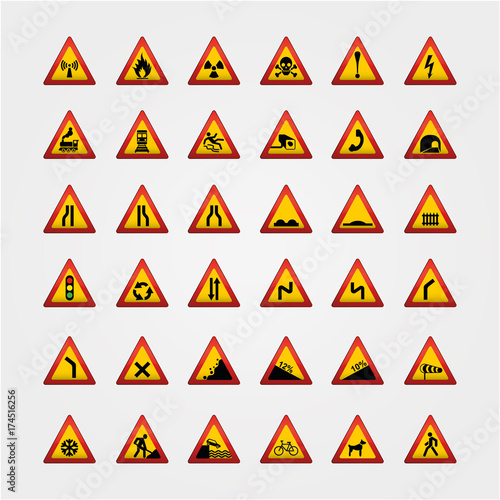 Panneau signalisation danger