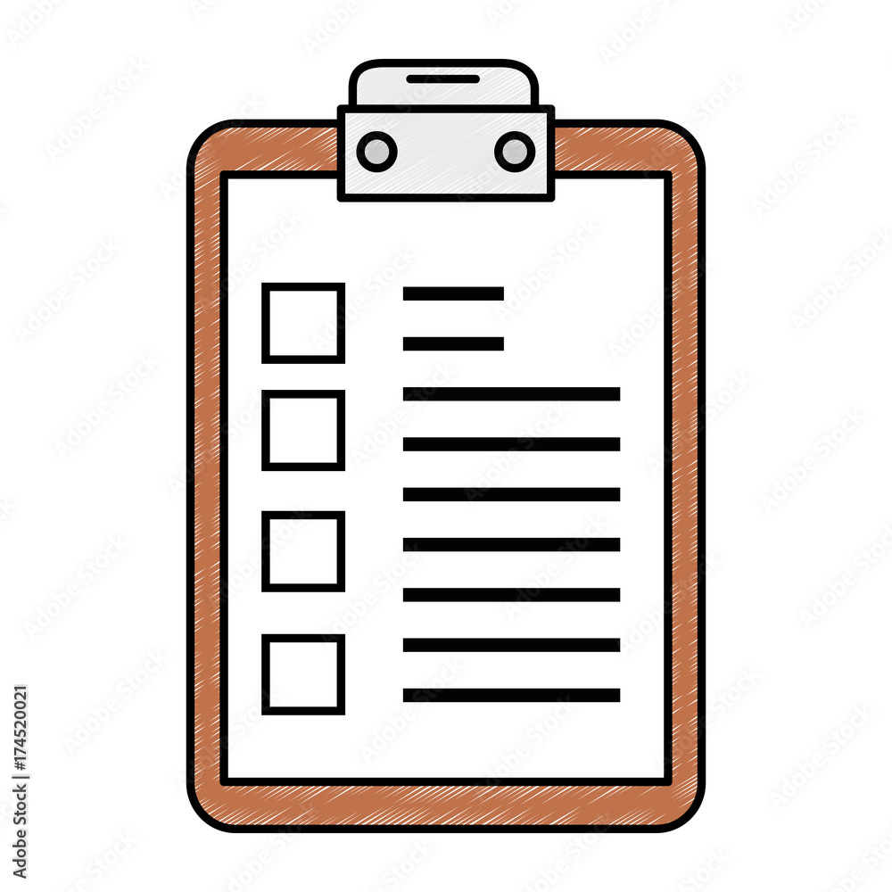checklist clipboard isolated icon checklist clipboard isolated icon