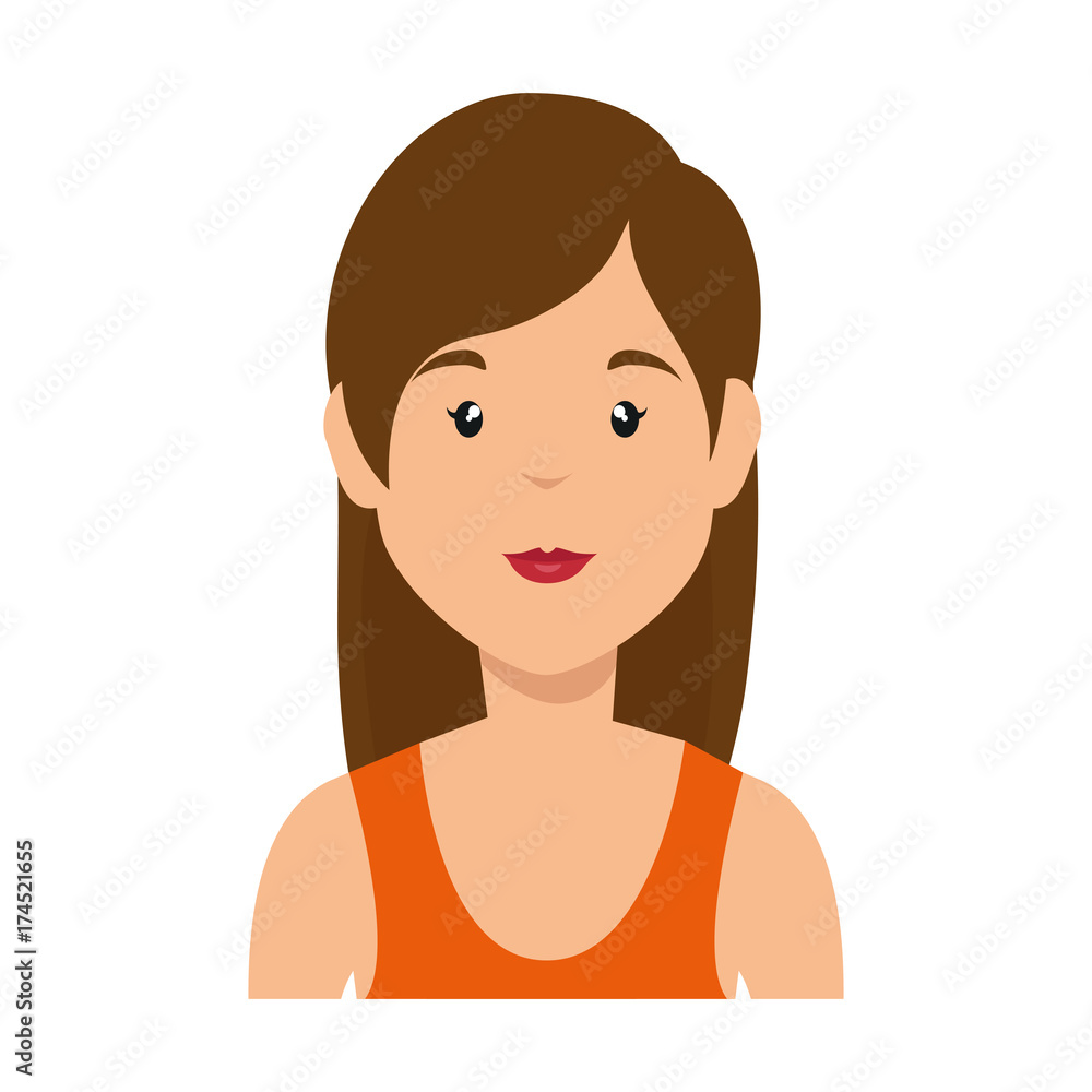 beautiful businesswoman avatar character
