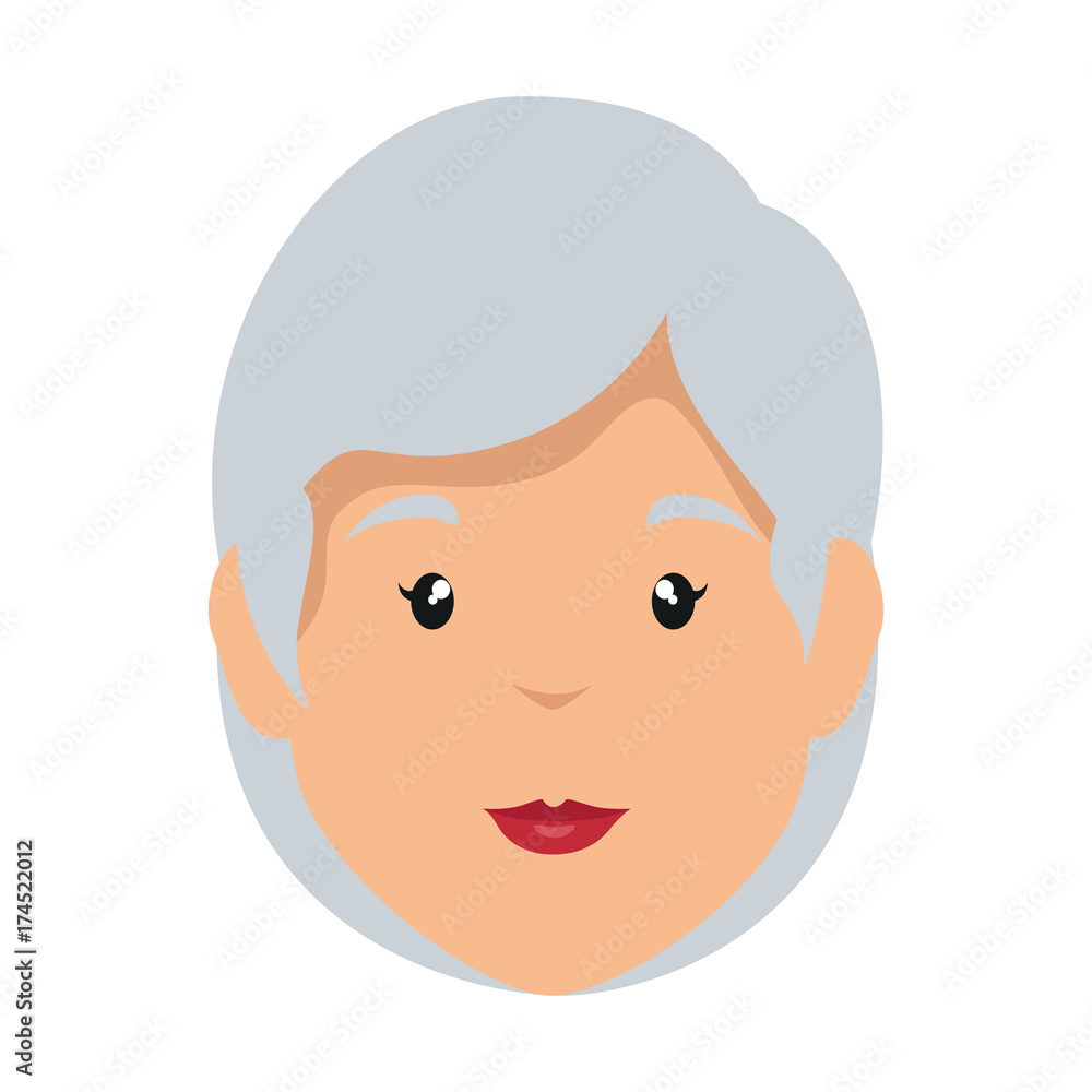 old woman avatar character