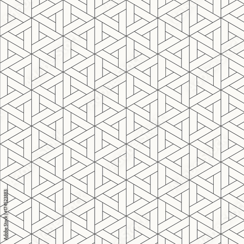 Vector pattern. Modern stylish texture. Repeating geometric triangular grid on hexagon shape. graphic clean design for fabric, event, wallpaper etc. pattern is on swatches panel.
