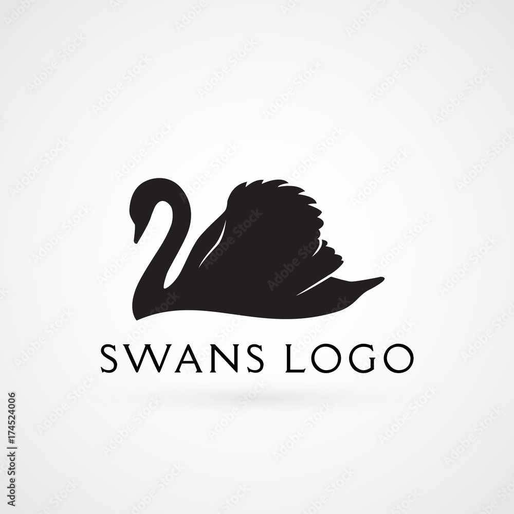 Fototapeta premium swan_logo_sign_emblem-04