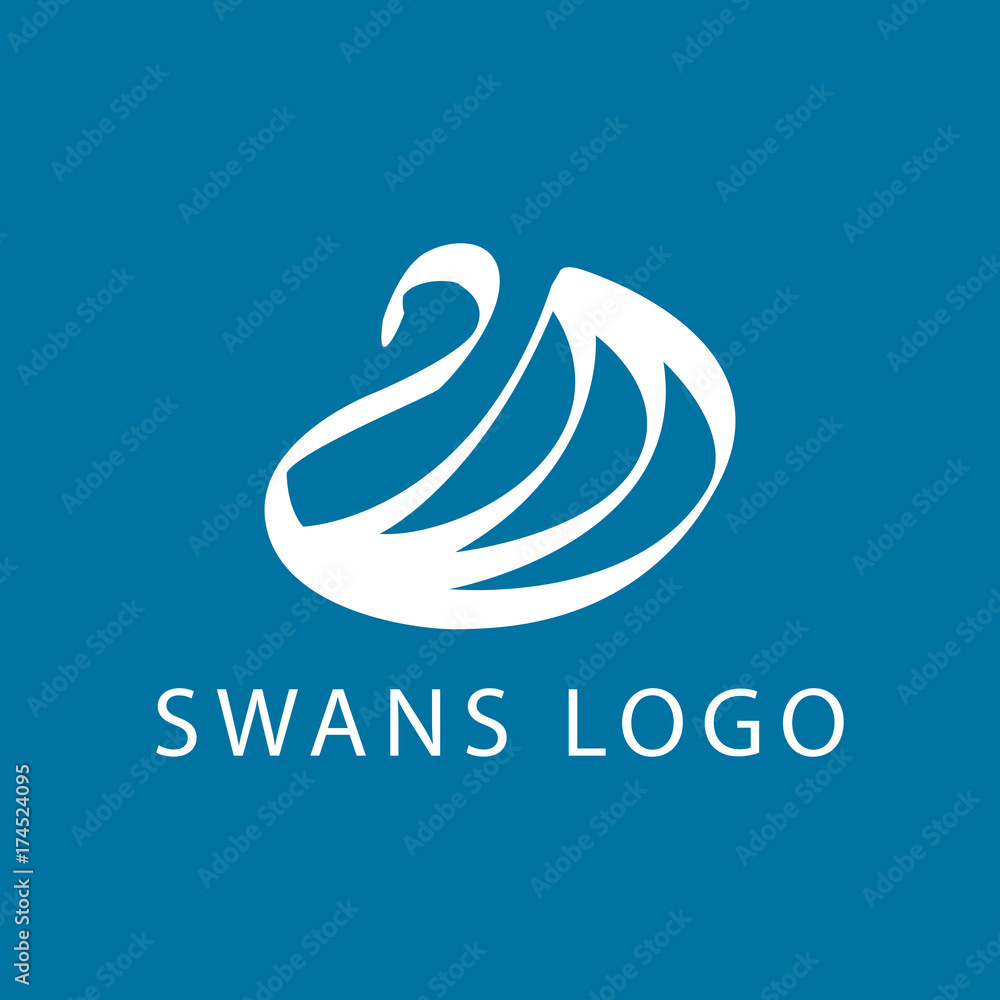 Fototapeta premium swan_logo_sign_emblem-06