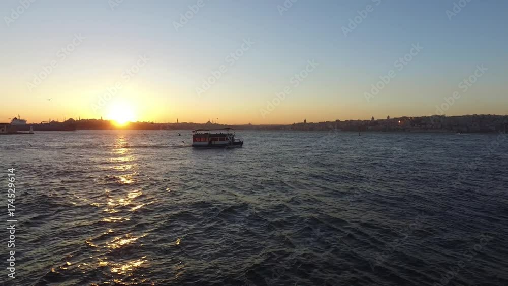 Istanbul bosphorus at sunset Istanbul bosphorus at sunset