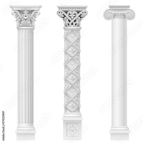 Set of classical columns