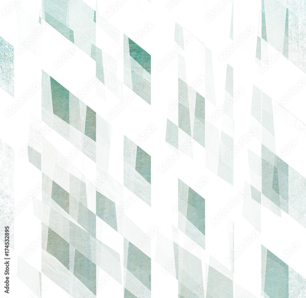 Geometrische Formen auf Pastell Farbenem Hintergrund - Grafisches Element Geometrische Formen auf Pastell Farbenem Hintergrund - Grafisches Element