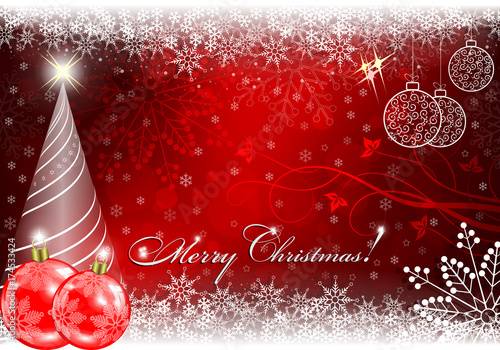 red christmas design