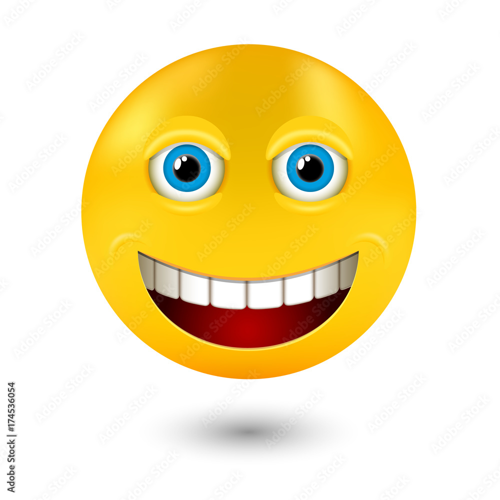 Yellow smiley emoticons, emoji, vector illustration. Yellow smiley emoticons, emoji, vector illustration.