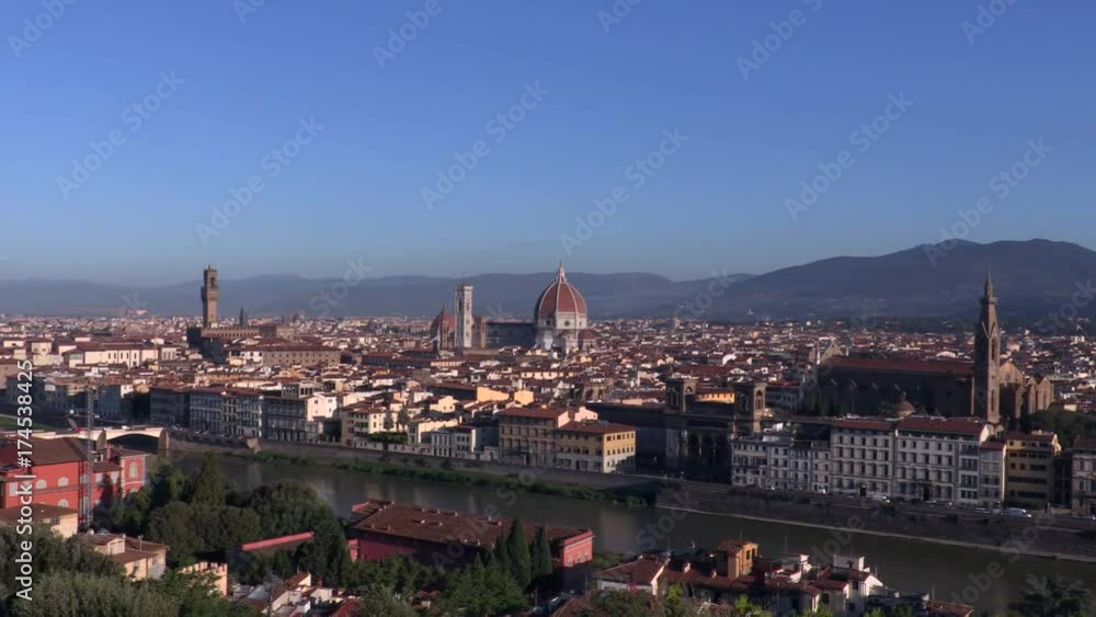 Florence from Piazzale Michelangelo, Tuscany, Italy Florence from Piazzale Michelangelo, Tuscany, Italy
