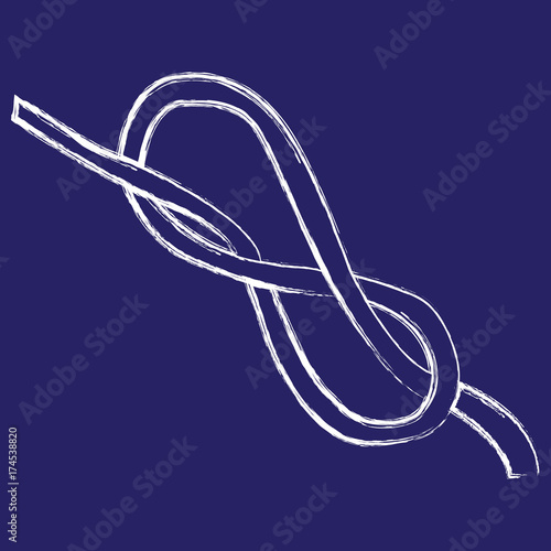 Vector image of sea node