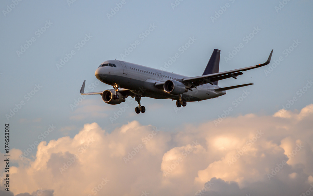 Airplane landing