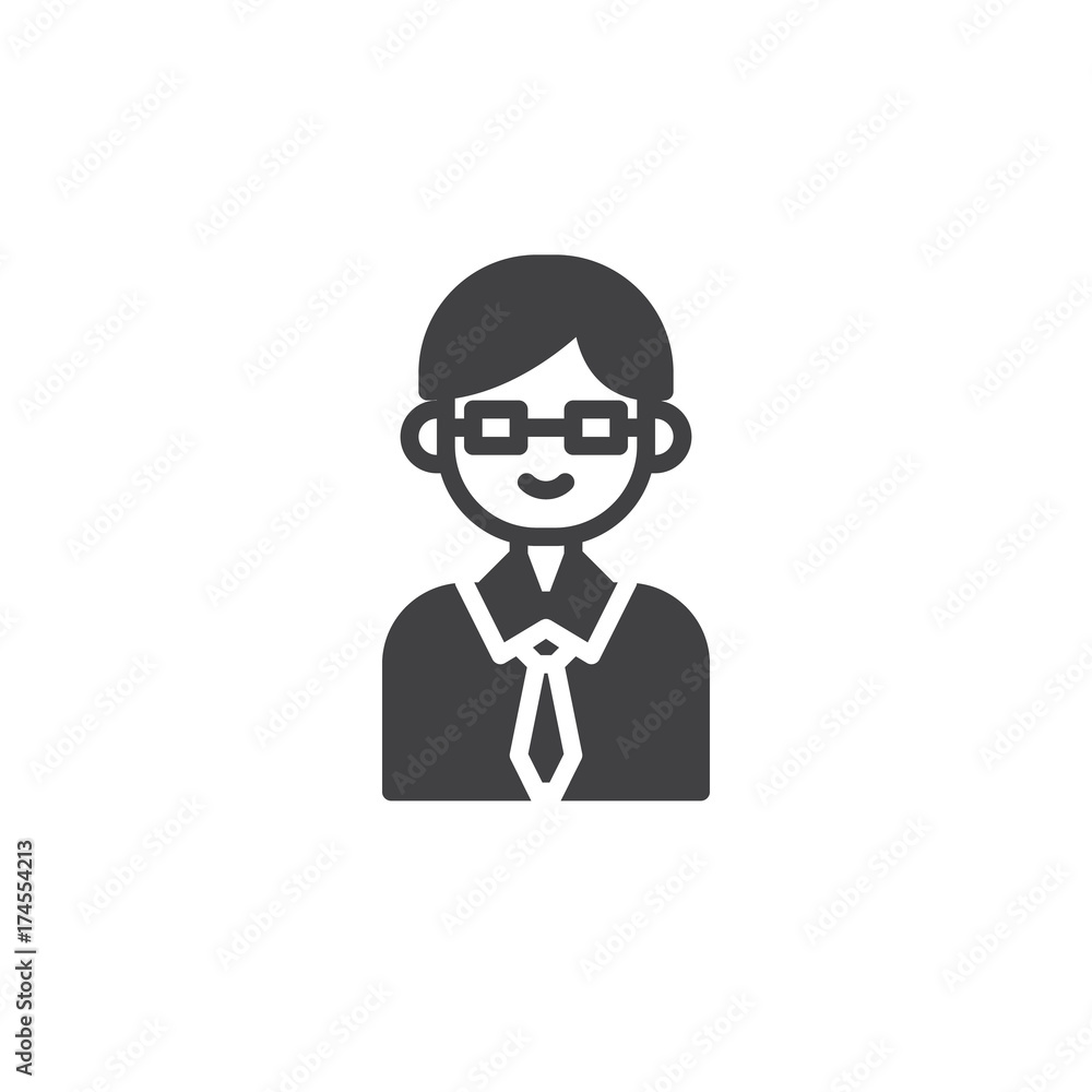 Lawyer icon vector, filled flat sign, solid pictogram isolated on white. Symbol, logo illustration. Lawyer icon vector, filled flat sign, solid pictogram isolated on white. Symbol, logo illustration.