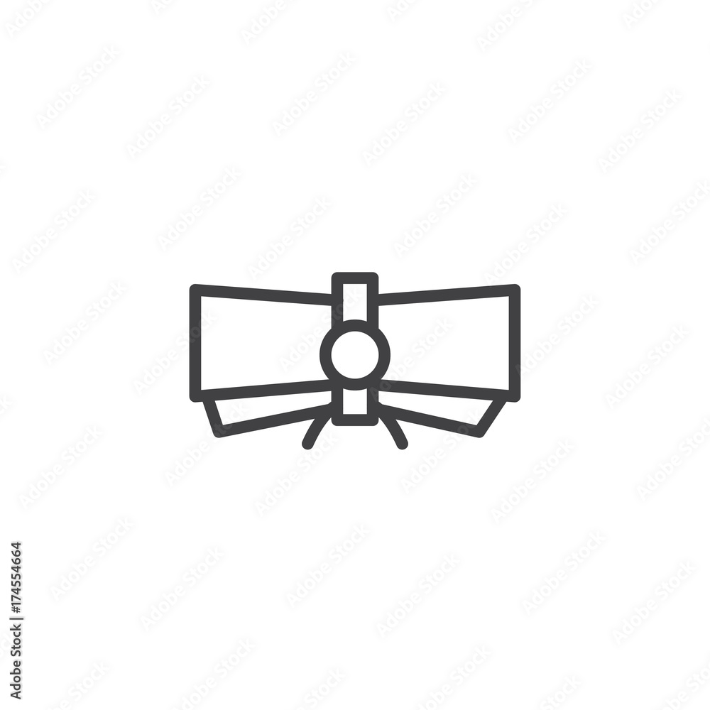 Scroll paper line icon, outline vector sign, linear style pictogram isolated on white. Symbol, logo illustration. Editable stroke Scroll paper line icon, outline vector sign, linear style pictogram isolated on white. Symbol, logo illustration. Editable stroke