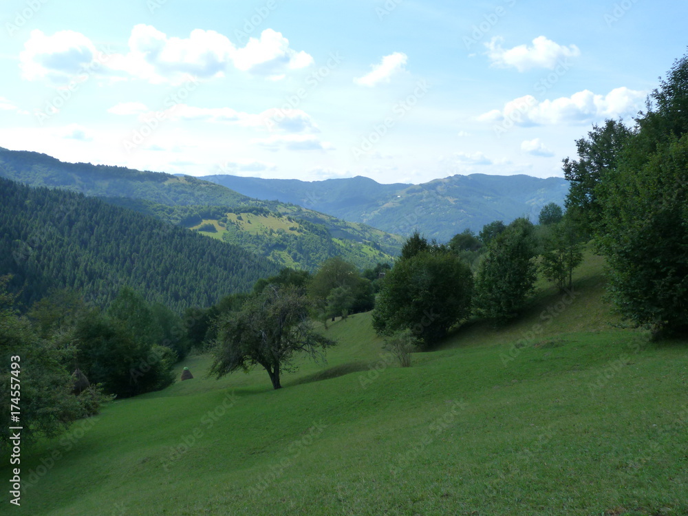 Ukrainian Carpathian Mountains. Marmarosh Range.