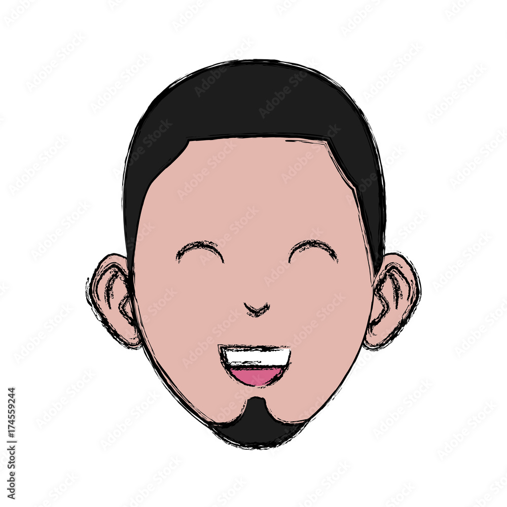 Young man cartoon icon vector illustration graphic design Young man cartoon icon vector illustration graphic design