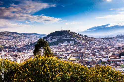 Viewpoint in San Juan, Quito.