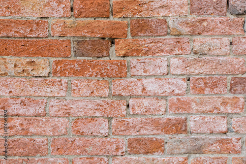 Old colorful brick wall texture background. Wall background for designers.