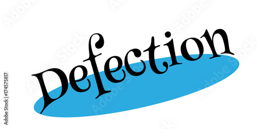 Defection rubber stamp. Grunge design with dust scratches. Effects can be easily removed for a clean, crisp look. Color is easily changed.