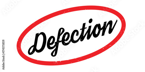Defection rubber stamp. Grunge design with dust scratches. Effects can be easily removed for a clean, crisp look. Color is easily changed.