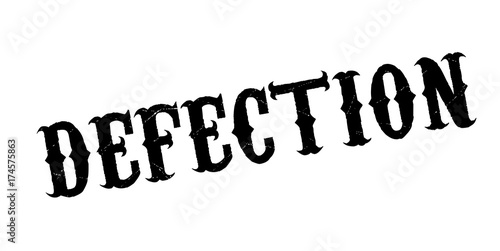 Defection rubber stamp. Grunge design with dust scratches. Effects can be easily removed for a clean, crisp look. Color is easily changed.