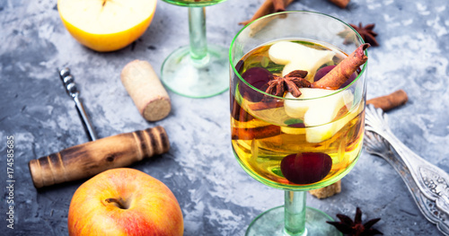 Traditional summer drink sangria