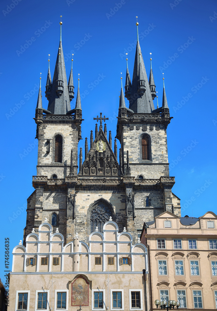 Church of our Lady Tyn in Prague, Czech Republic