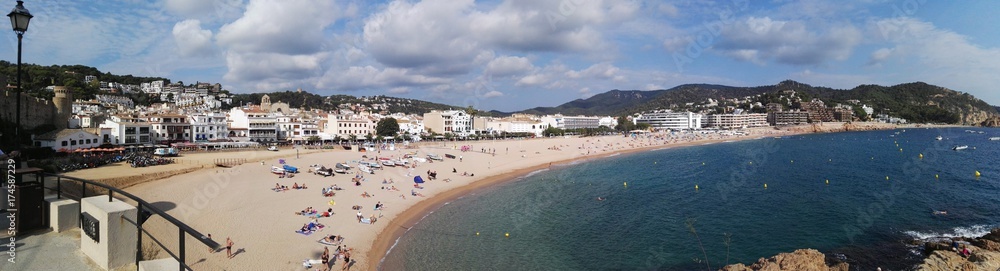 Panorámica de Tossa de Mar