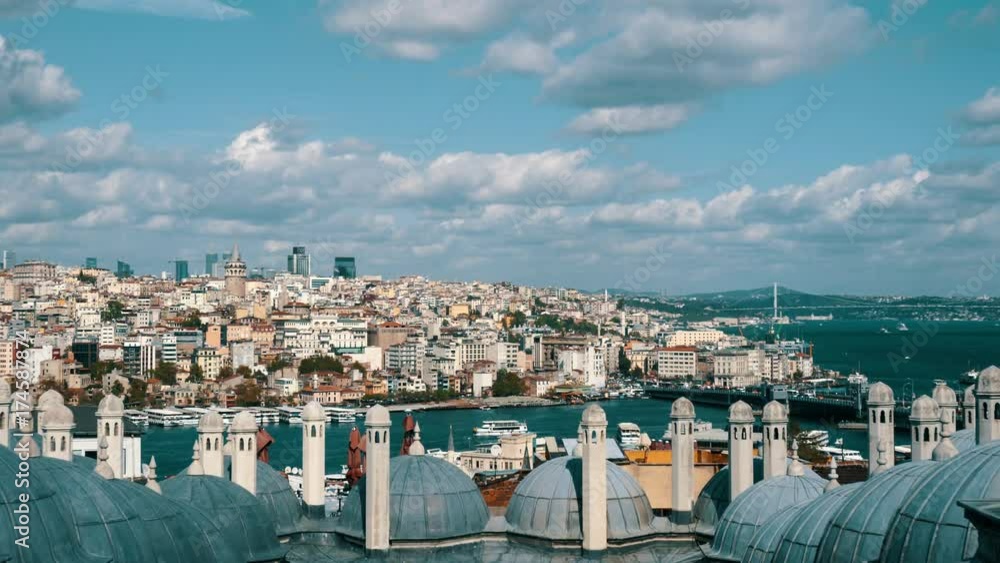 Time Lapse Video Of Karakoy Disctrict, Istanbul, Turkey Time Lapse Video Of Karakoy Disctrict, Istanbul, Turkey