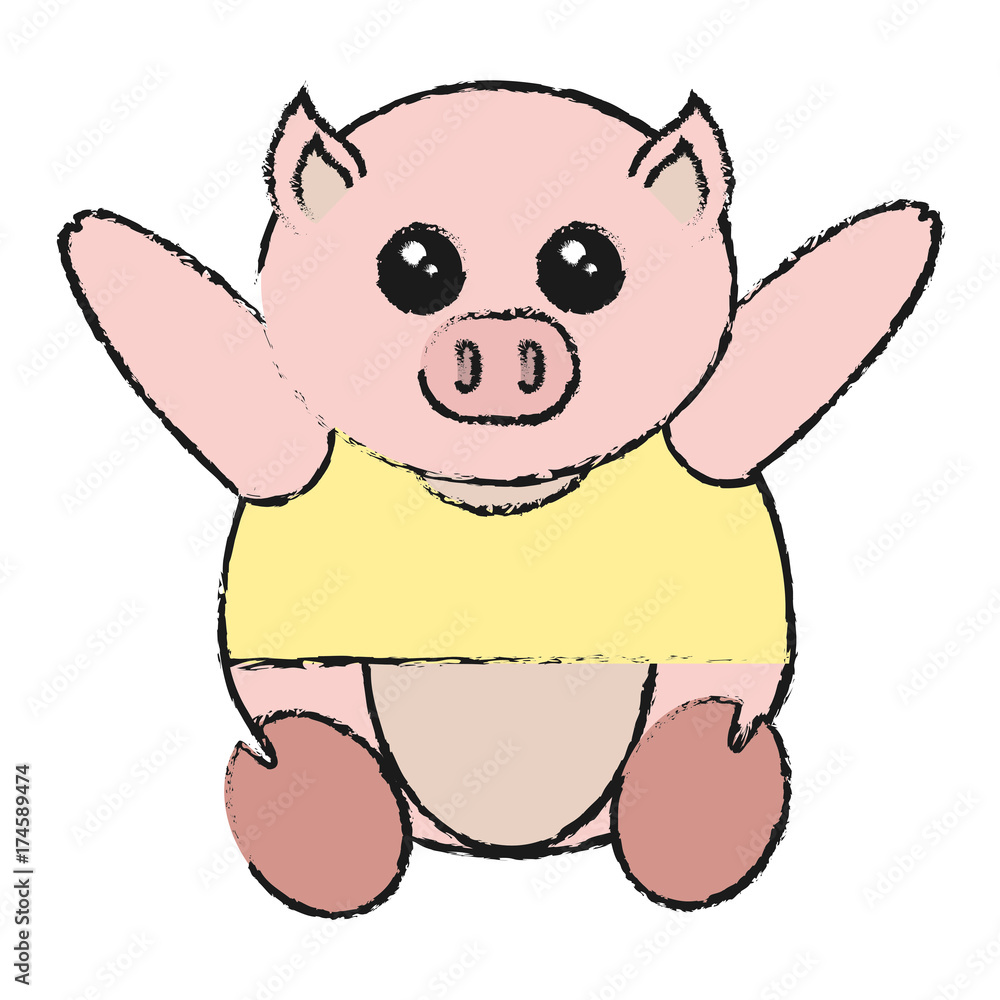 Obraz premium cute animals design