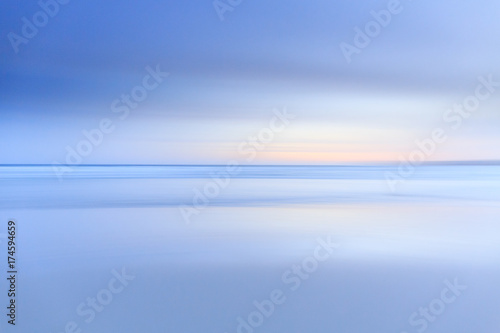 Blur of the ocean. photo