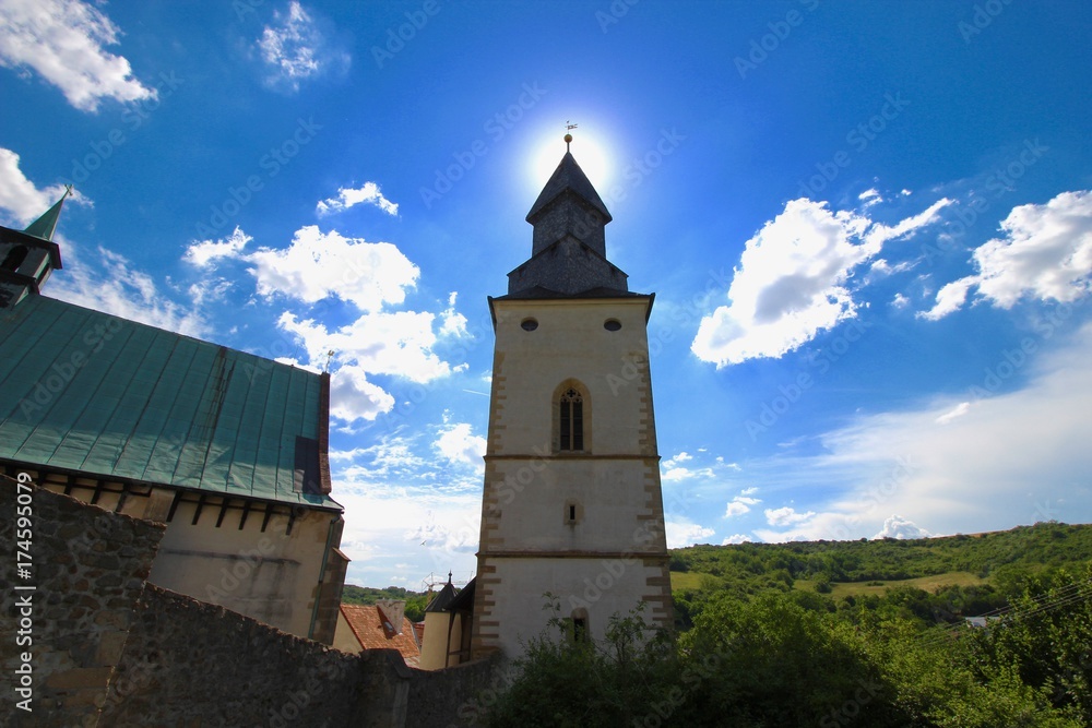Fortified church in Kurdejov, CZ