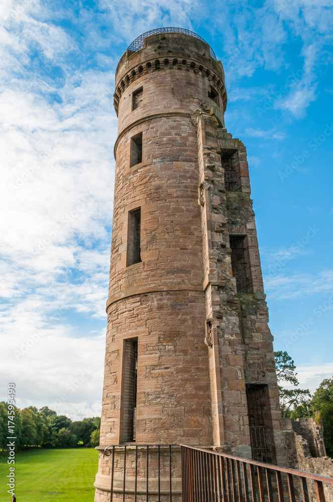 Eglinton Castle Ruin Tower Scotland