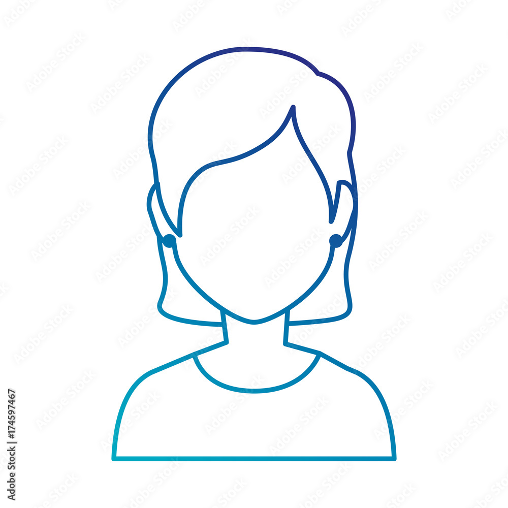 beautiful businesswoman avatar character