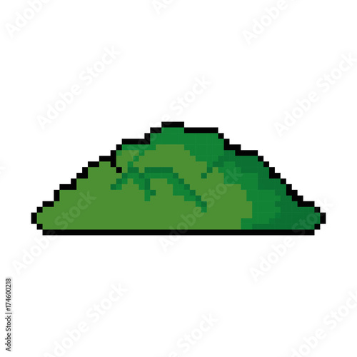 pixelated bush game icon