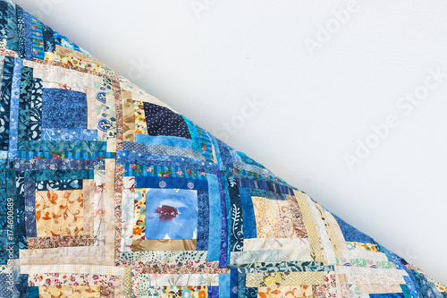 Obraz na plátně interior, decoration, handmade, design, sewing concept - there is one corner of