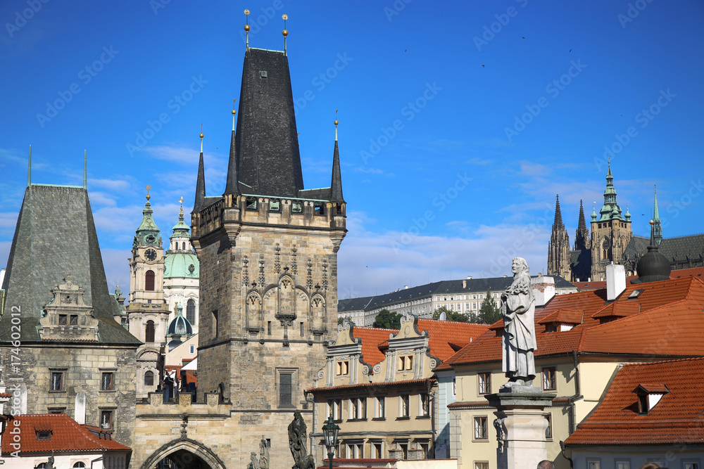Lesser Town Bridge Tower, Prague, Czech Republic