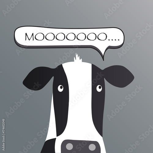 cow head cartoon