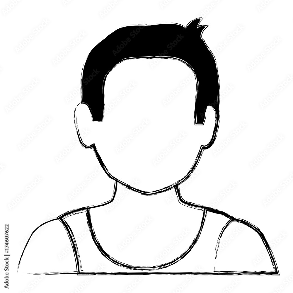young man avatar character young man avatar character