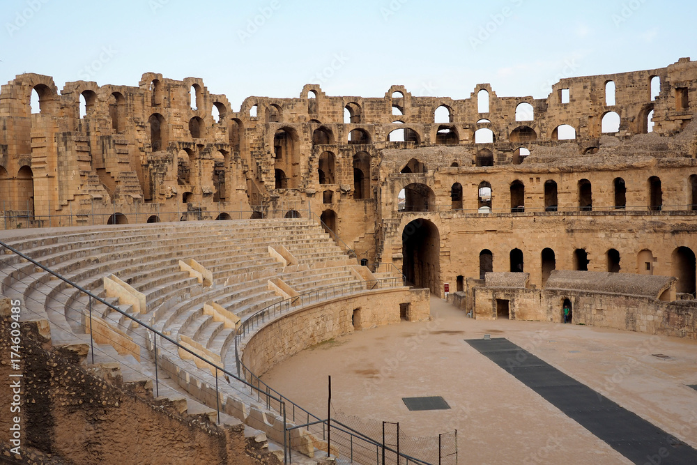Colosseum at El Jem, Tunisia
