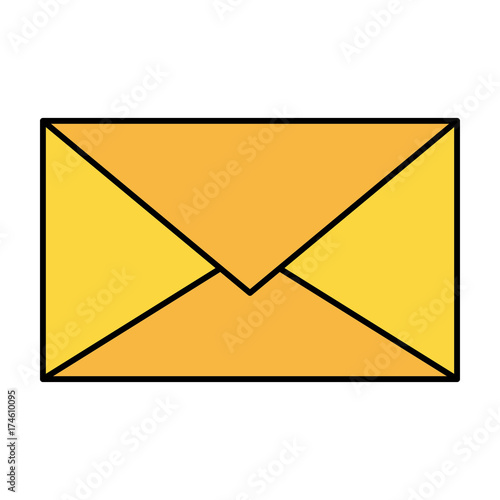 envelope mail isolated icon
