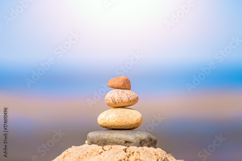Pile of balanced stones