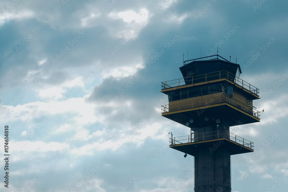 Air Traffic Control Tower in the airport of Malmo Air Traffic Control Tower in the airport of Malmo