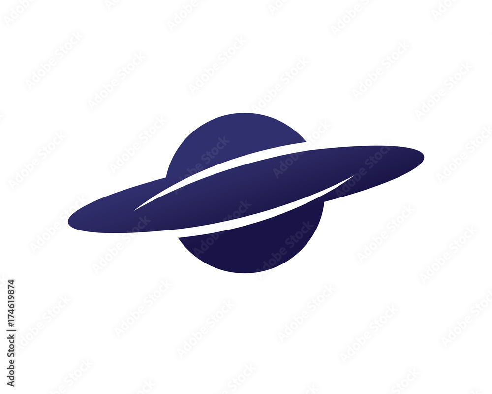 Planet, Saturn, Space and Galaxy Logo Planet, Saturn, Space and Galaxy Logo