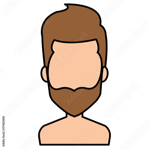 young man shirtless avatar character