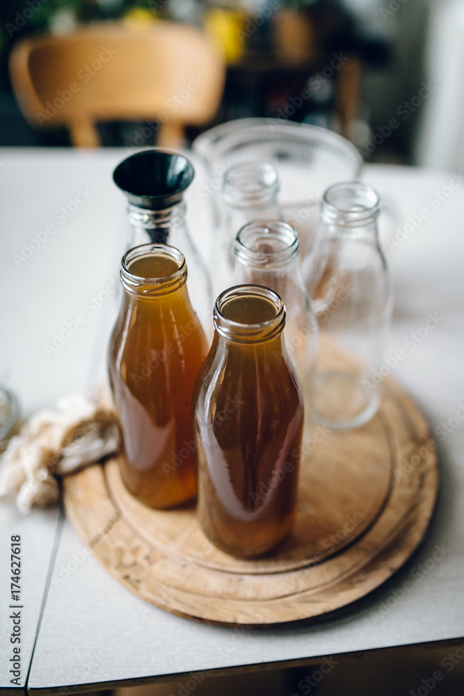 Making Elderflower Syrup