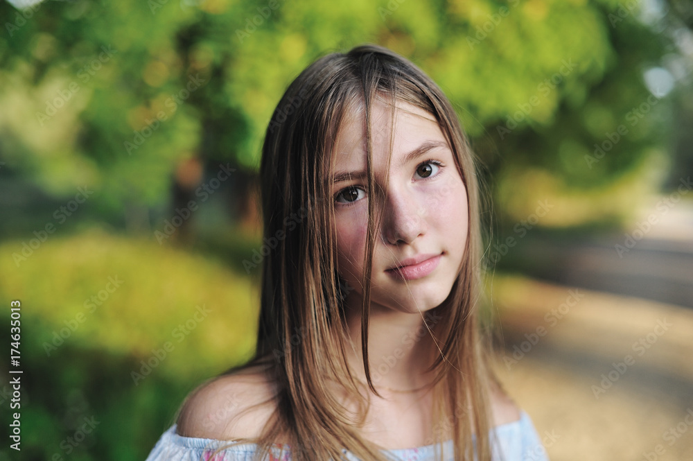 Portrait of teen girl Portrait of teen girl