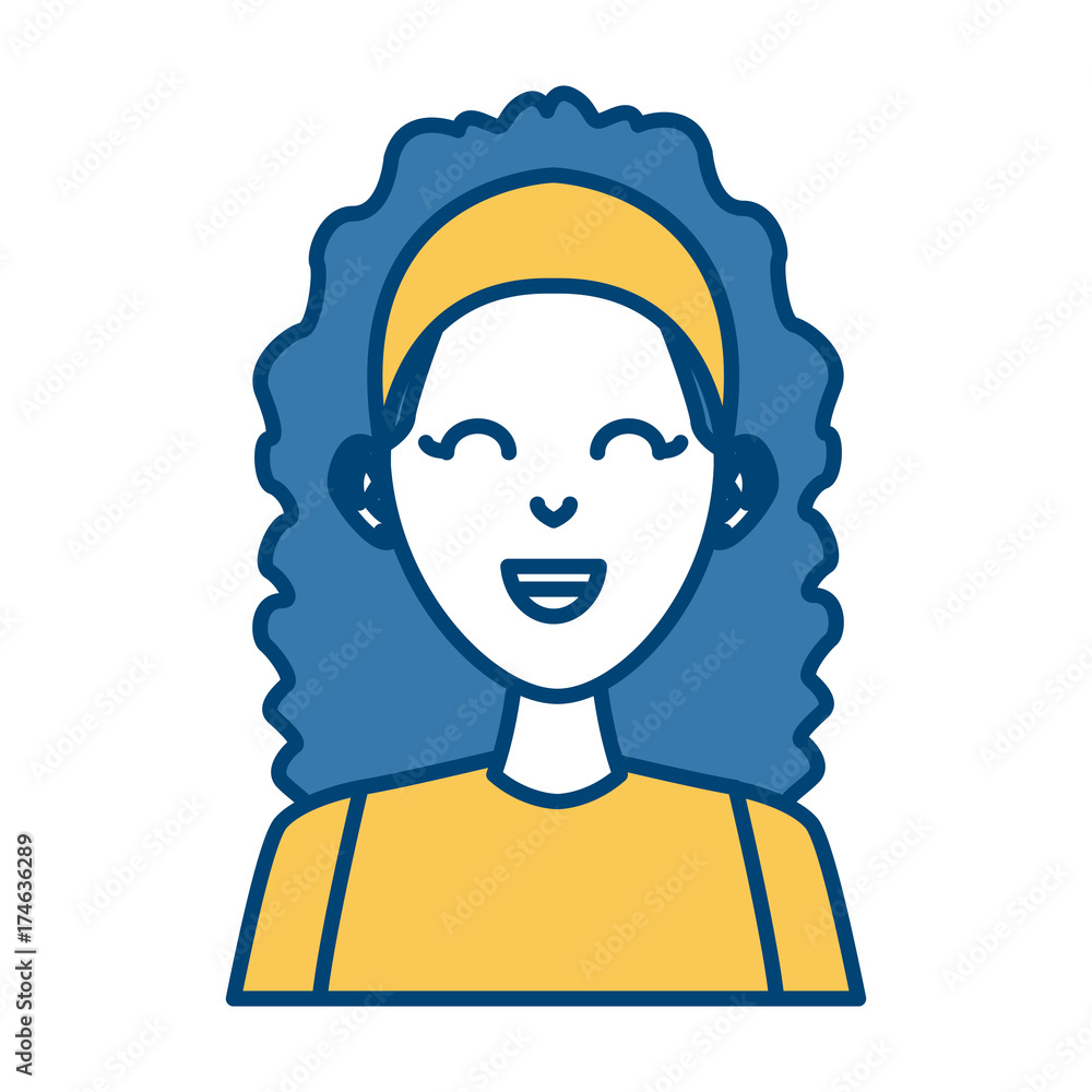 Young woman cartoon icon vector illustration graphic design Young woman cartoon icon vector illustration graphic design