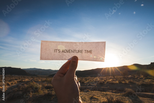 It's adventure time.