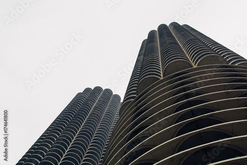 The Marina Towers in downtown Chicago photo