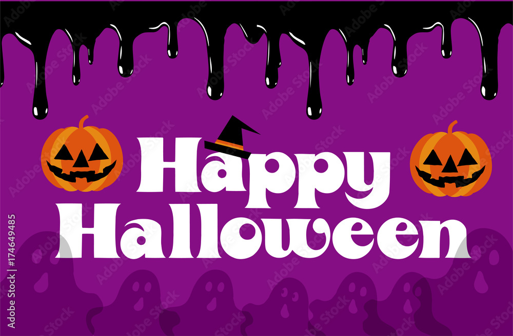 Happy Halloween ハロウィン用イラスト ハロウィンロゴ カボチャ Illustration For Halloween Stock ベクター Adobe Stock Happy Halloween ハロウィン用イラスト ハロウィンロゴ カボチャ Illustration For Halloween Stock ベクター Adobe Stock